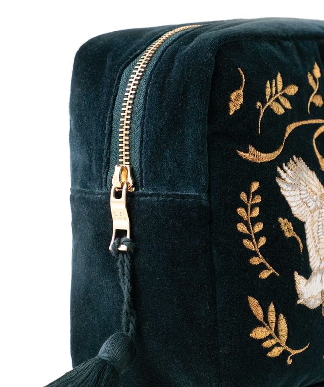 Elizabeth Scarlett Majestic Swans Wash Bag
