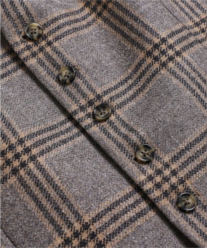 J. Blades Wool Glen Check Vest