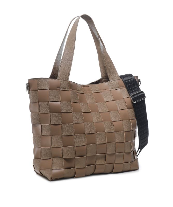Ilse Jacobsen Square Braided Tote Bag