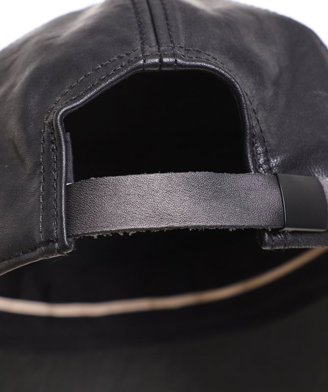 rag & bone Leather Mercer Cap
