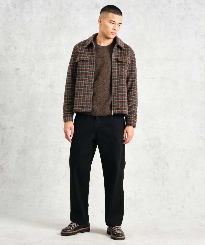 Wax London Wool Check Osier Jacket