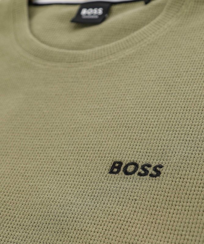 BOSS Waffle Cotton T-Shirt