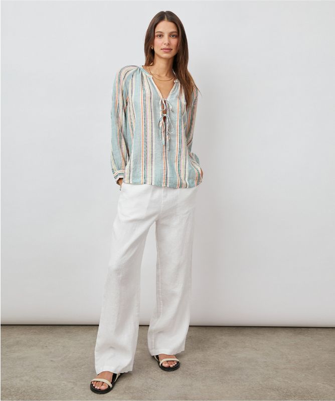 Rails Linen Striped Brielle Shirt