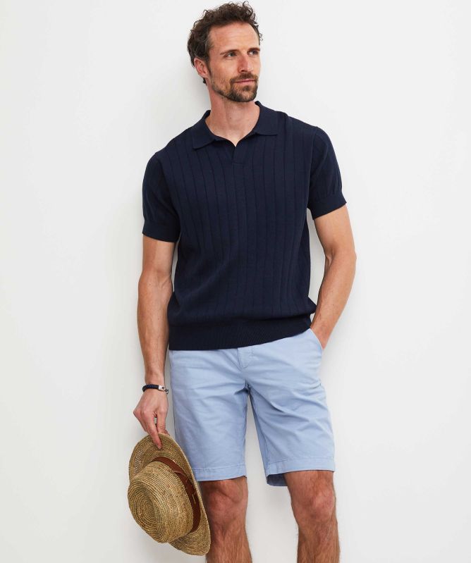Rodd and Gunn Knitted Freys Crescent Polo Shirt
