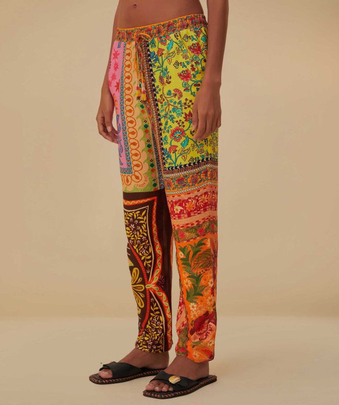 FARM Rio Mixed Scarves Trousers