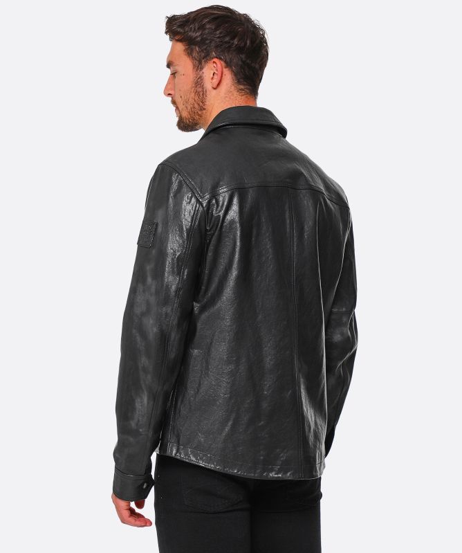 Belstaff Leather Tour Overshirt