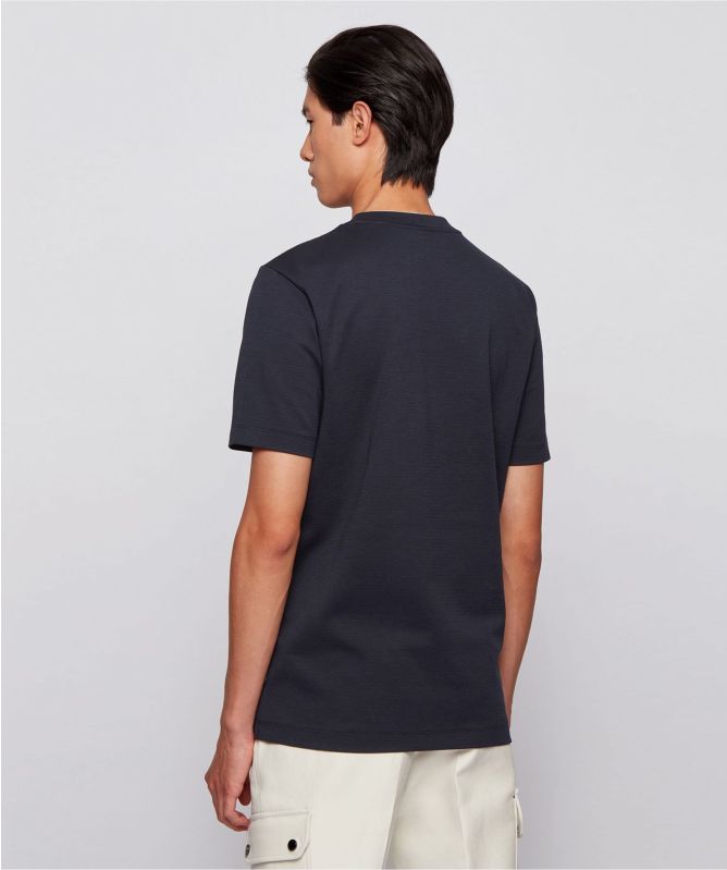 BOSS Jacquard Stripe Tiburt 214 T-Shirt