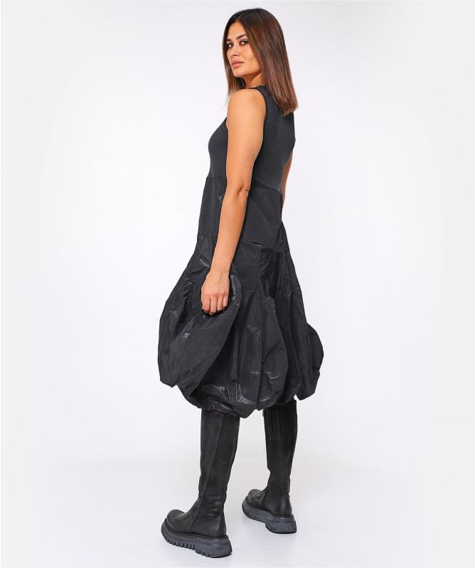 Lurdes Bergada Memory Tiered Midi Dress