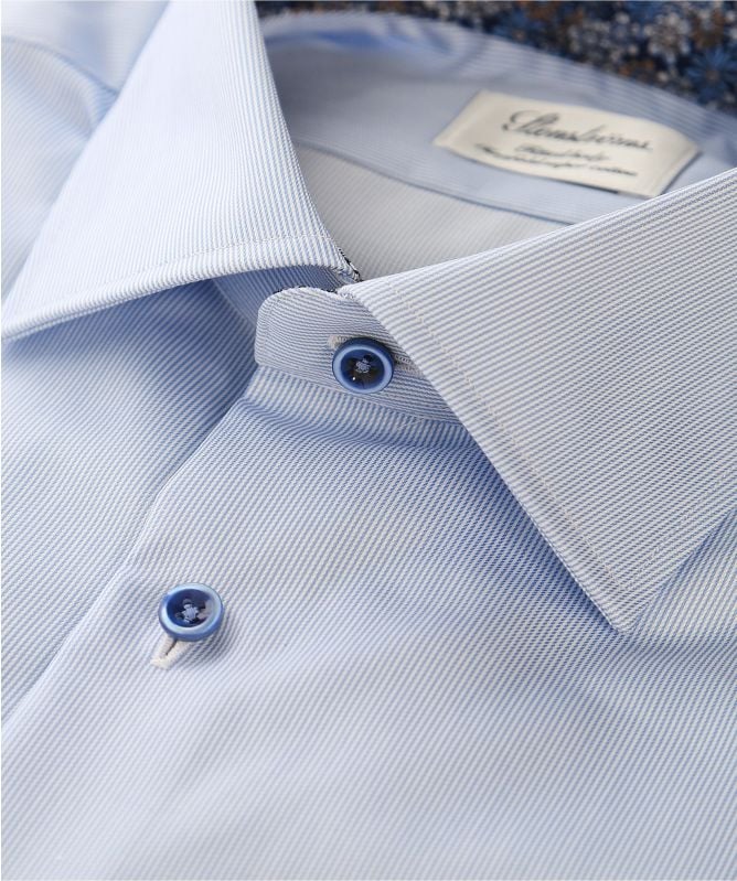Stenstroms Fitted Body Pinstripe Shirt