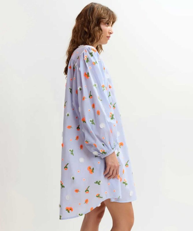 Essentiel Antwerp Jalen Embellished Shirt Dress