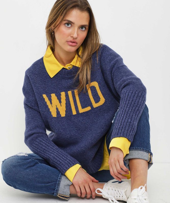 Eddy and Ivy Cashmere Merino Wild Crew Neck Jumper