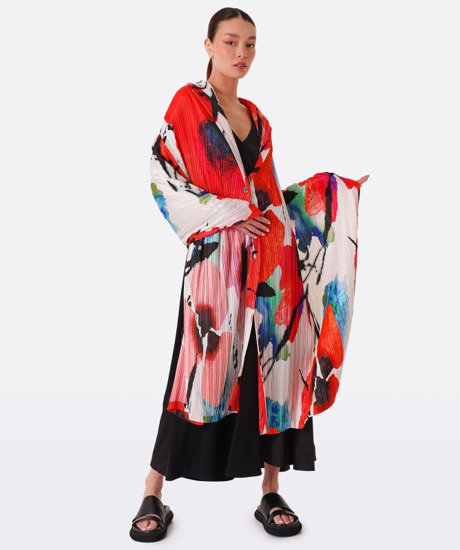 NU London Printed Crepe Shrug