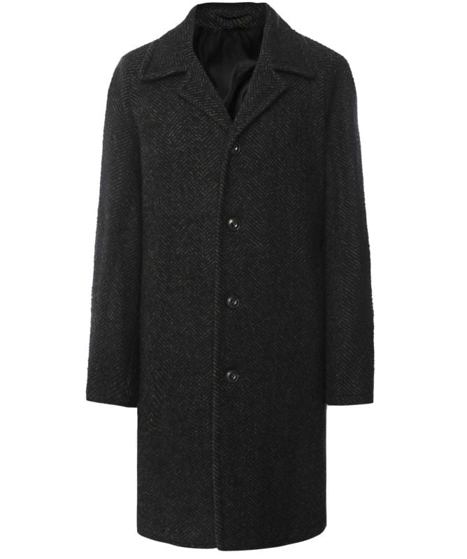 LBM 1911 Wool Herringbone Overcoat