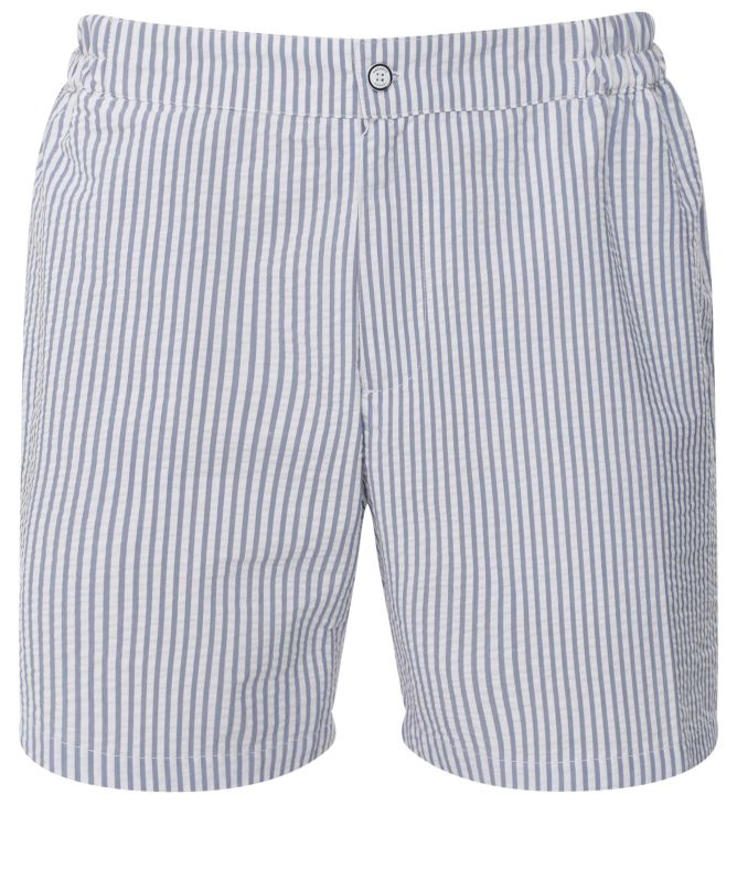 Hackett Tailored Seersucker Swim Shorts