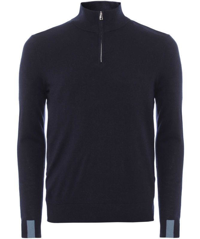 MOS MOSH MMGAdam Soft Zipper Neck Knit Sweater