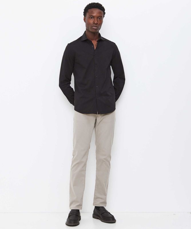 Sand Suede Touch Burton N Trousers