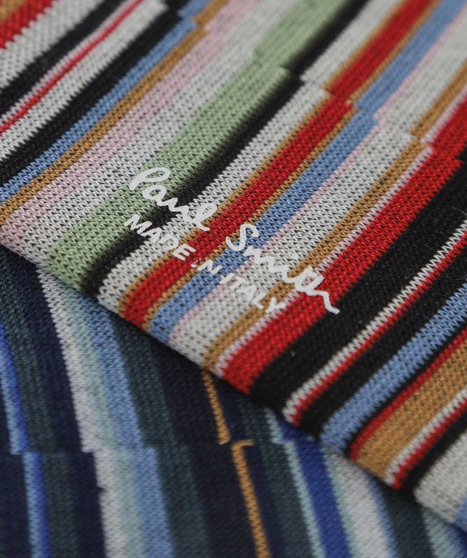 Paul Smith Striped No-Show Socks 3 Pack