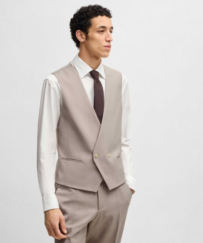 BOSS Slim Fit H-Houston-3Pcs-Pk252 Suit