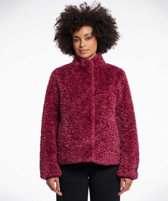 Rino and Pelle Faux Fur High Neck Jacket