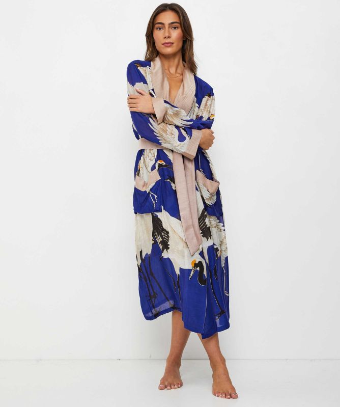 One Hundred Stars Stork Royal Blue Gown