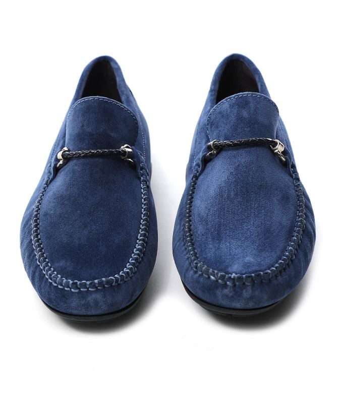 Jules B Suede Horse Bit Driving Loafers