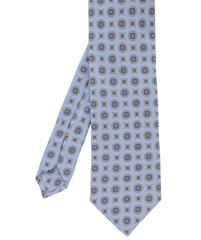 Eton Medallion Printed Silk Tie