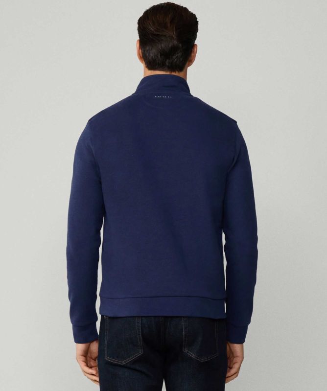 Hackett Double Knit Quarter-Zipper Sweater