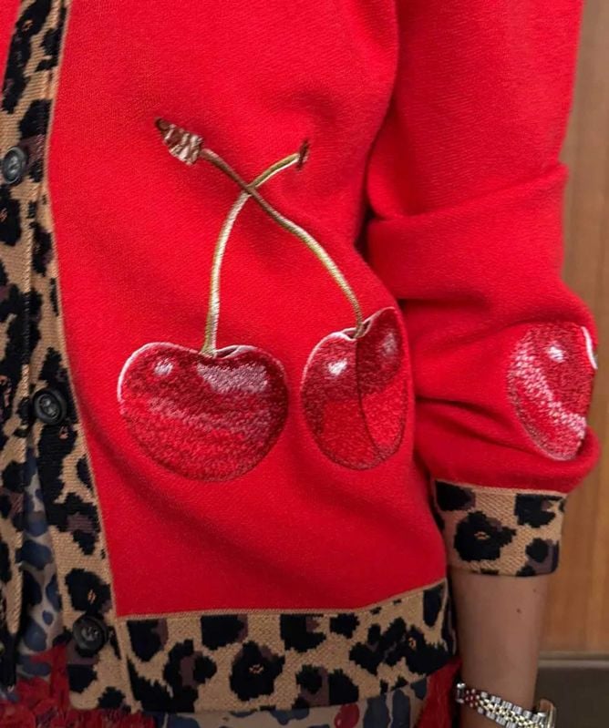 Never Fully Dressed Cherry Holly Cardigan