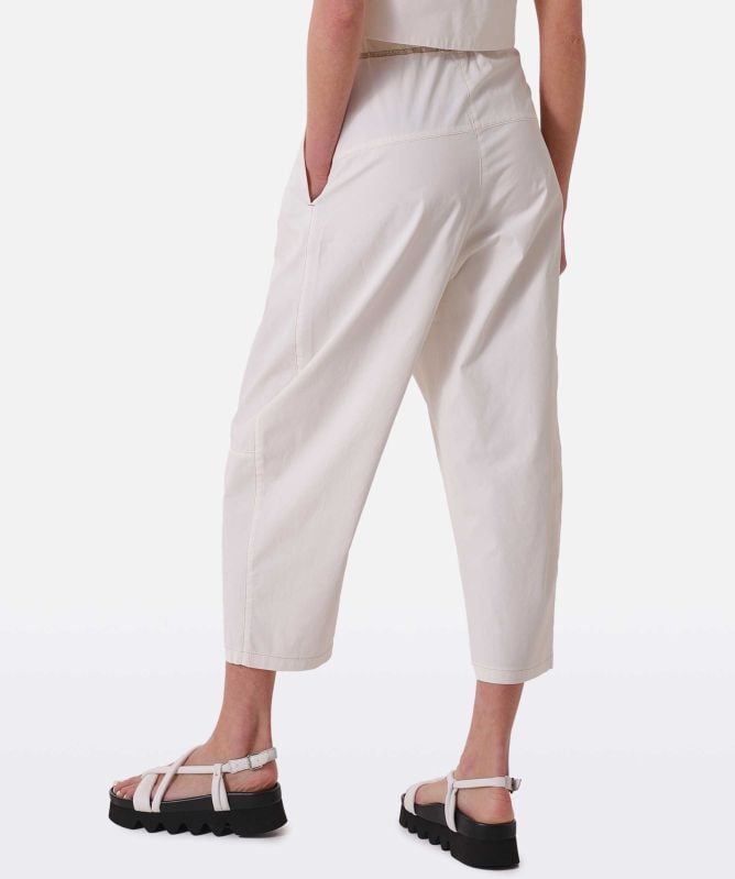 Lurdes Bergada High Waisted Barrel Leg Pants