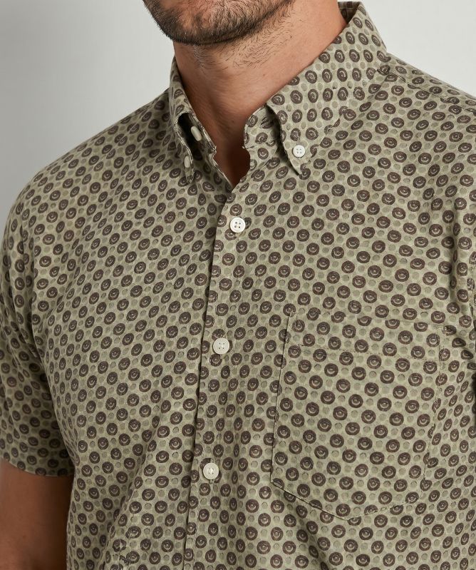 Signal Geometric Short-Sleeve Shirt