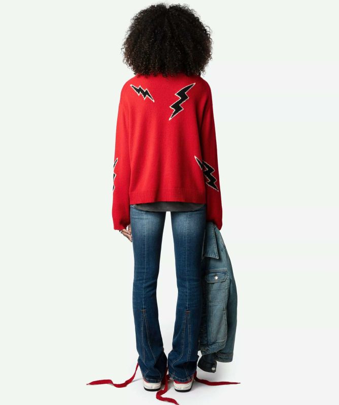 Zadig and Voltaire Markus Lightning Bolt Jumper