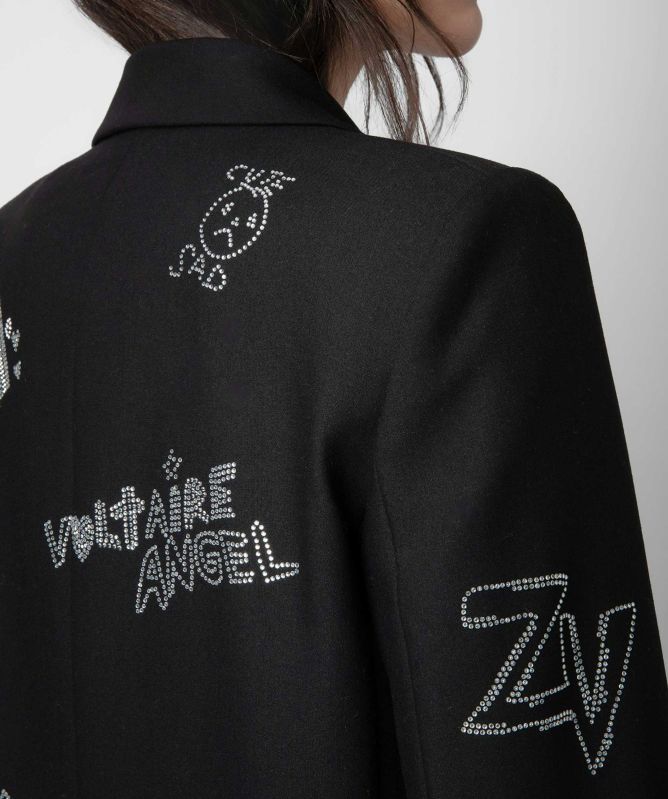 Zadig and Voltaire Viva Diamanté Blazer