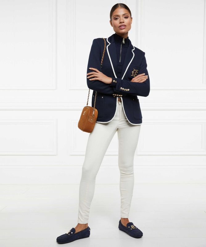 Holland Cooper Ava Half Zip Knit Sweater