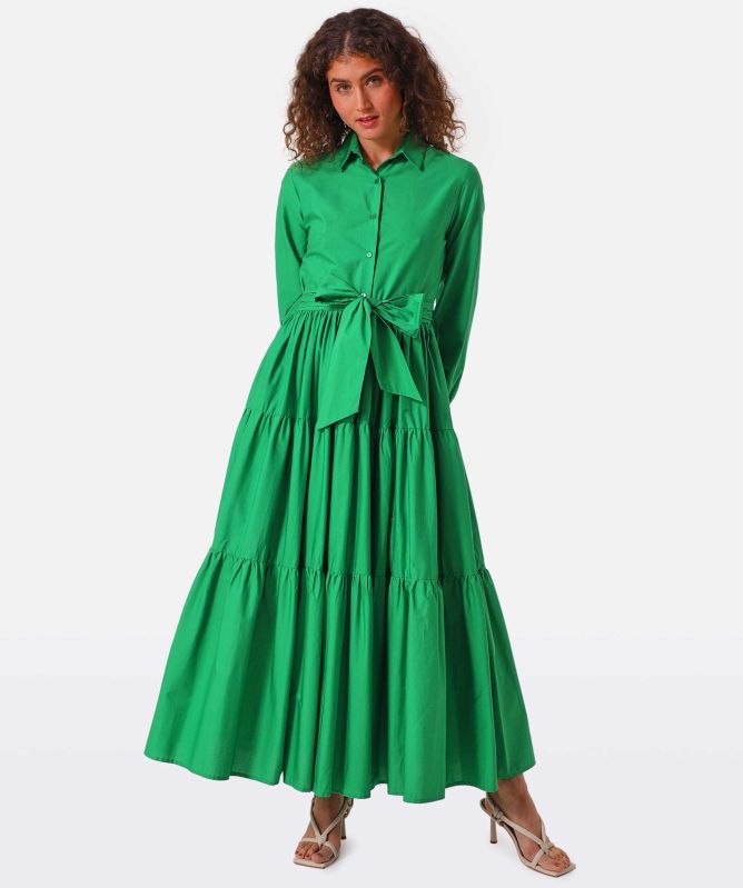 Lavi Flora Tiered Maxi Dress