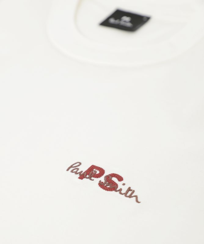 Paul Smith Logo Embroidery Cotton T-Shirt