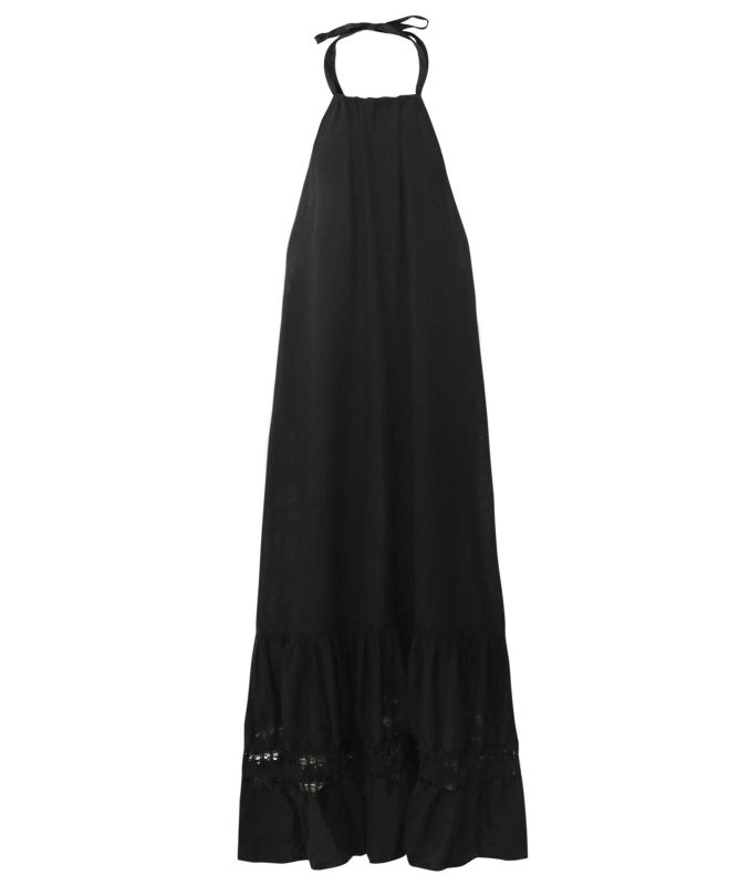 chinese dress ladies SoftWash Linen Halter Dress