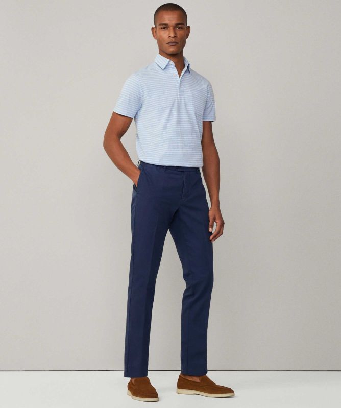 Hackett Striped Pocket Polo Shirt