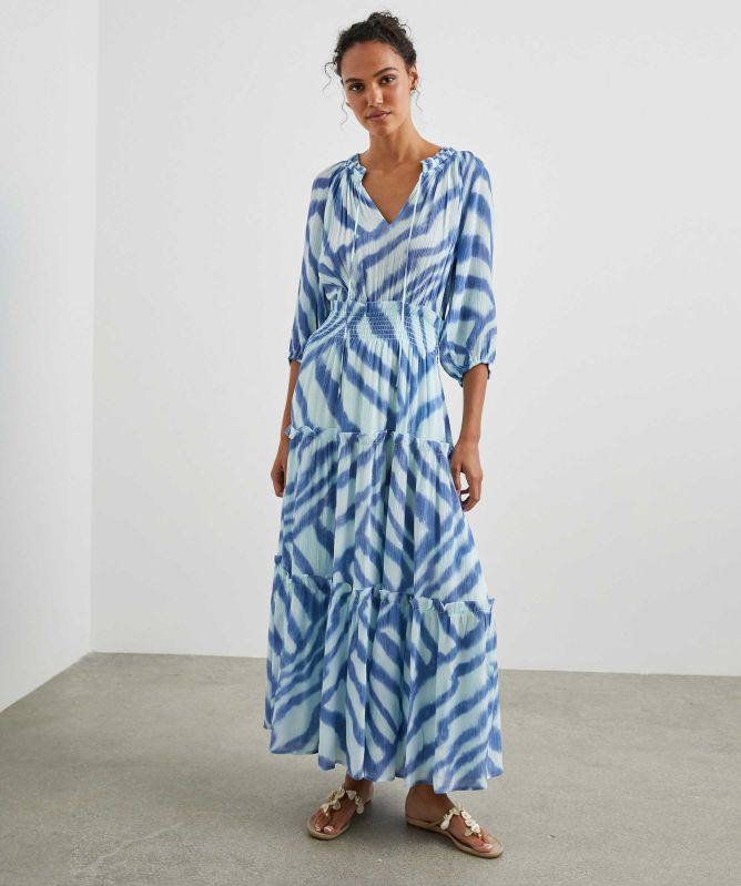 Rails Caterine Striped Midi Dress