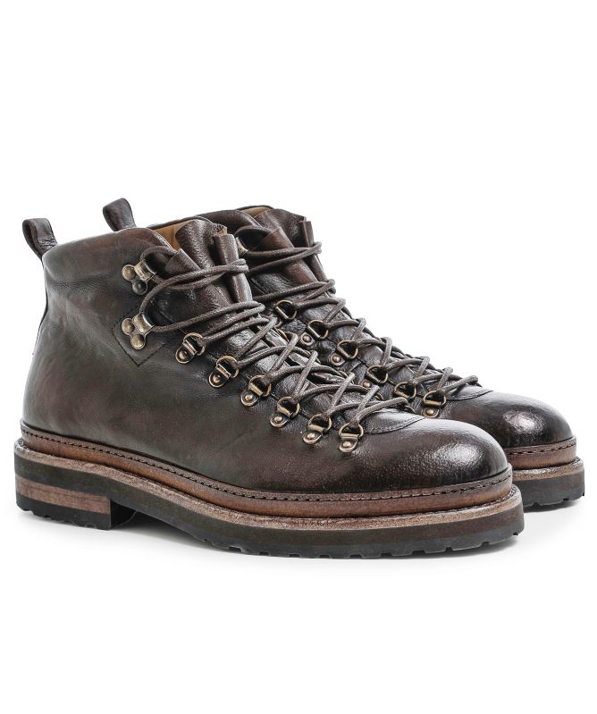 Oliver Sweeney Bellagio Buffalo Leather Hiker Boots