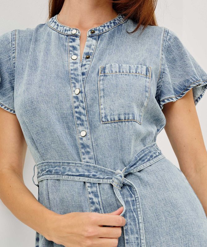 Rails Kahlo Denim Shirt Dress