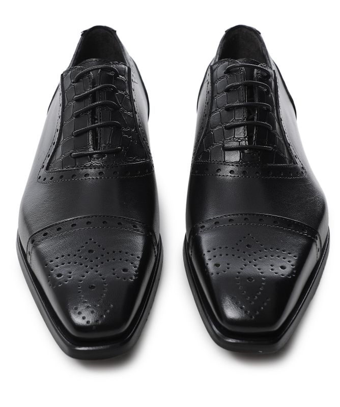 Jules B Leather Cap Oxford Brogues