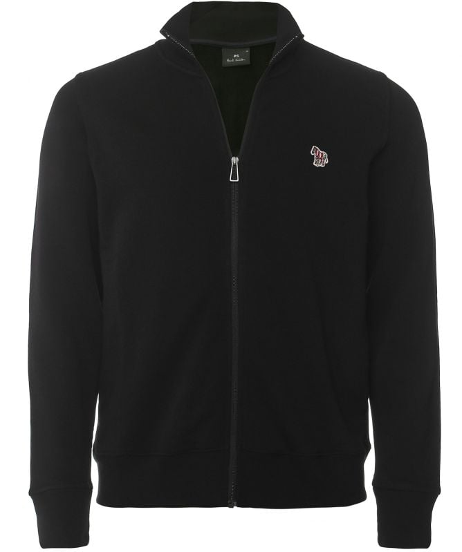 Paul Smith Organic Cotton Zip-Through Zebra Sweatshirt