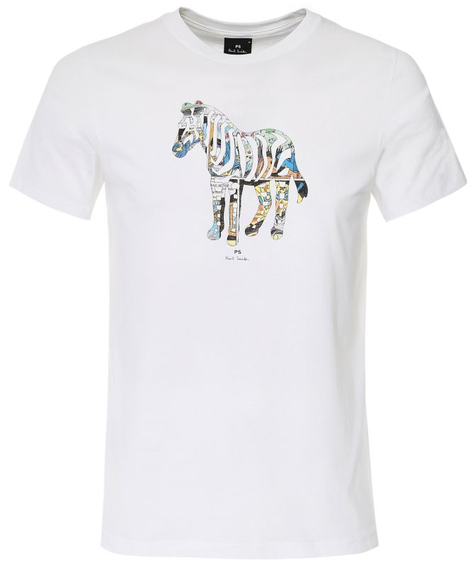 Paul Smith Organic Cotton Comic Zebra T-Shirt