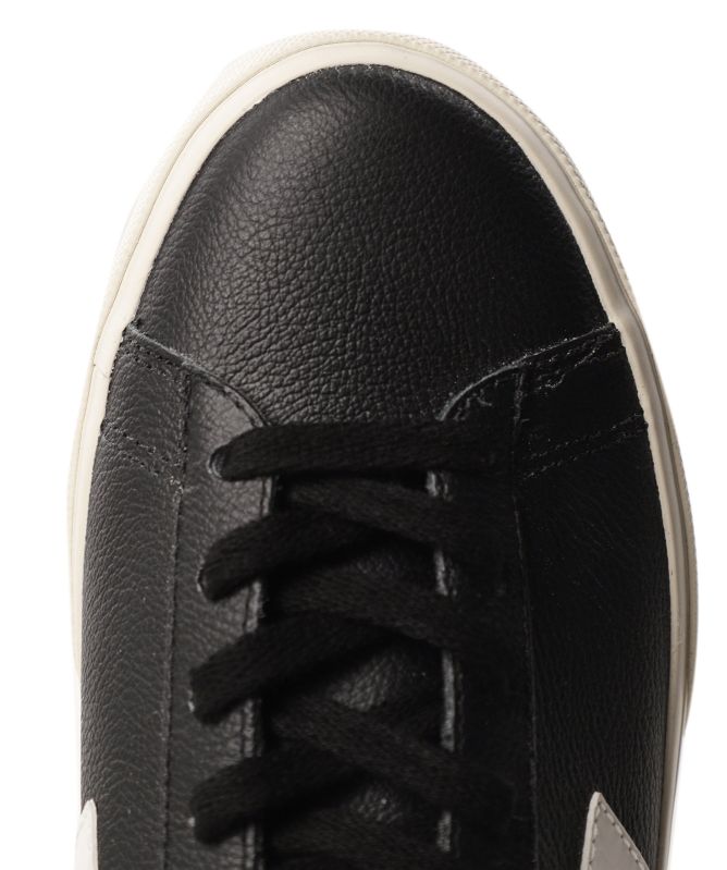 VEJA Black White ChromeFree Leather Campo Trainers | Jules B