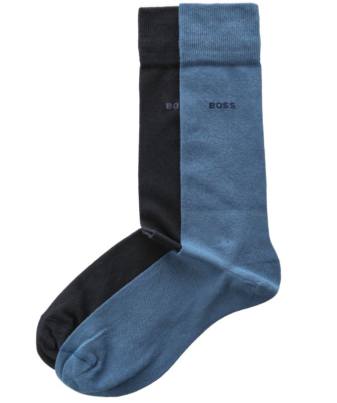BOSS Soft Compact Cotton Business Socks 2 Pack