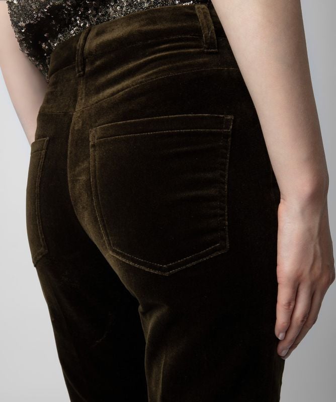 Zadig and Voltaire Pistol Velvet Trousers