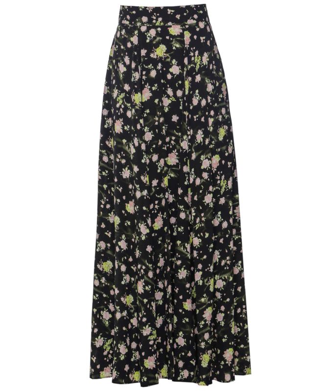 Zadig & Voltaire Joyo Soft Crinkle Roses Skirt