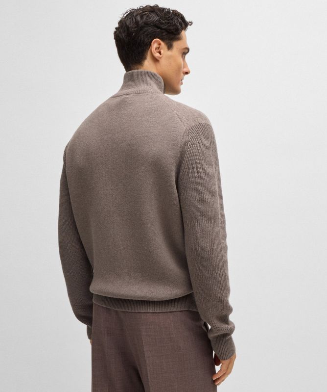 BOSS Cotton Wool H-Emeraviglio Cardigan