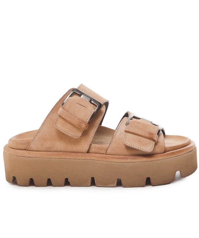 Lofina Chunky Double Strap Sandals