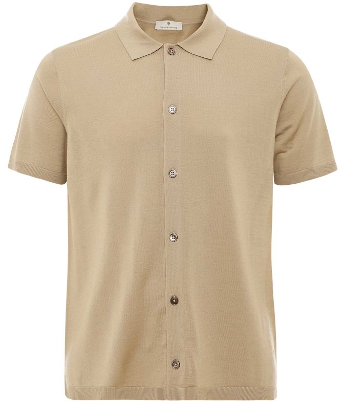 Thomas Maine Knitted Short Sleeve Shirt